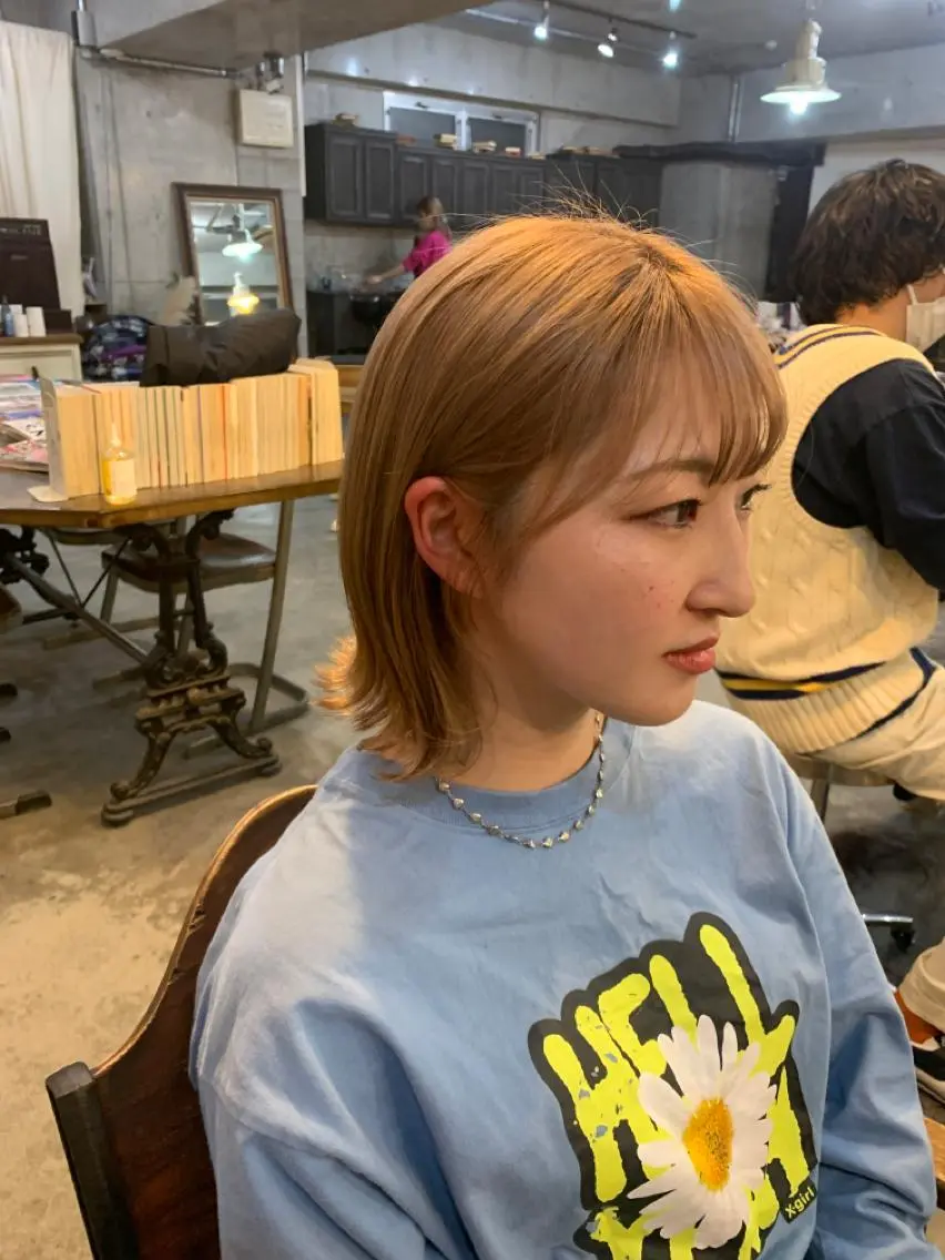 ショート カラー ヘアアレンジ メンズ キッズ ショートボブ メンズバレイヤージュ メンズブリーチ メンズハイライト メンズハイトーン ravens代表 ヒロムのヘアスタイル