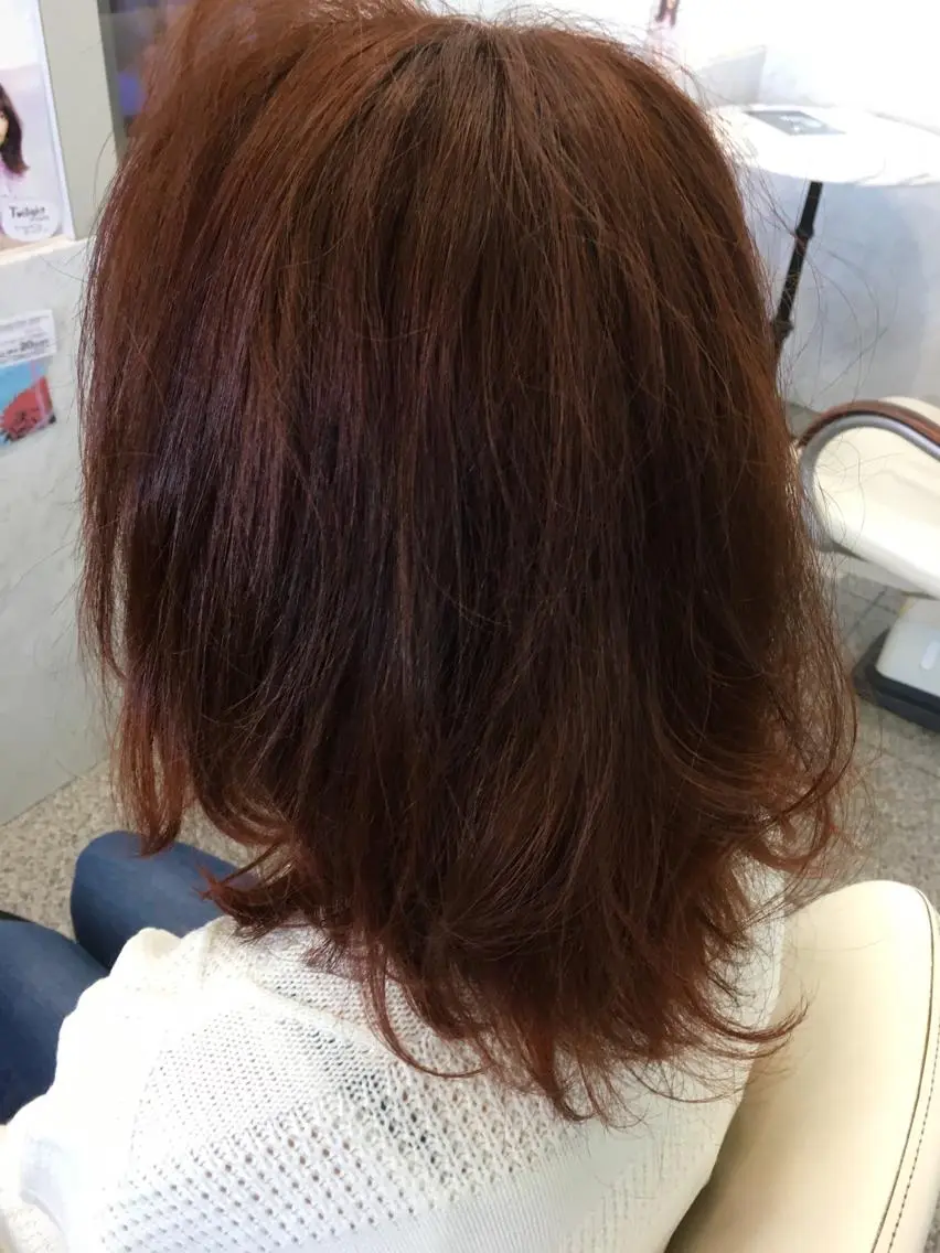カラー ブラウンカラー ピンクカラー 川合 勇気のヘアスタイル