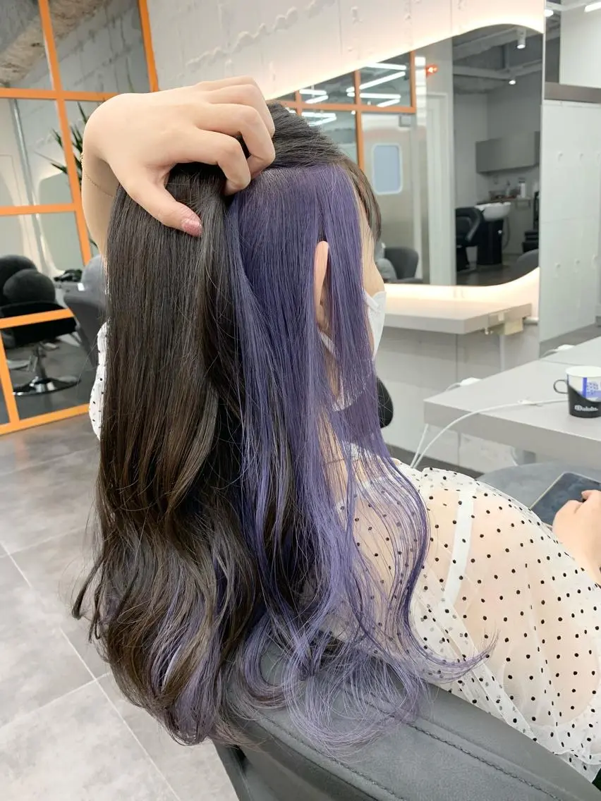 ロング カラー ブリーチ 透明感カラー ダブルカラー イヤリングカラー ハイライトカラー 店長担当🌟 矢吹ガブリエル🌟のヘアスタイル