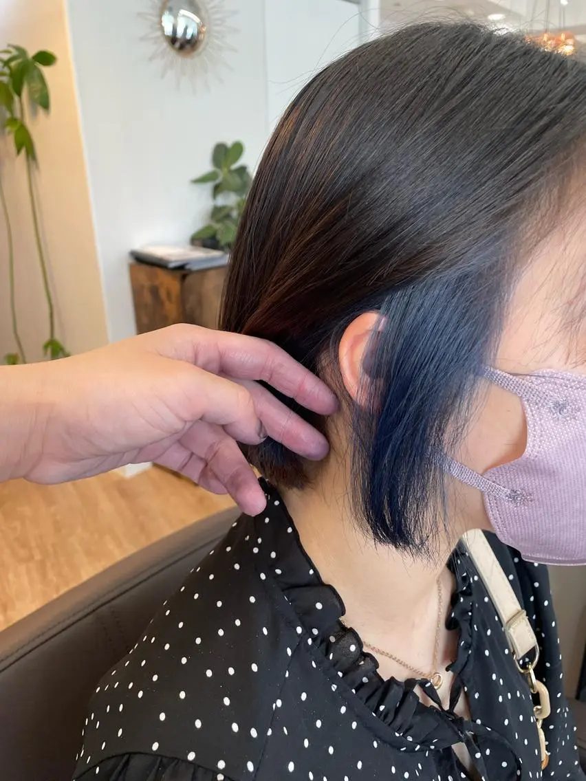 ミディアム 吉留愛加/ 似合わせカットのヘアスタイル