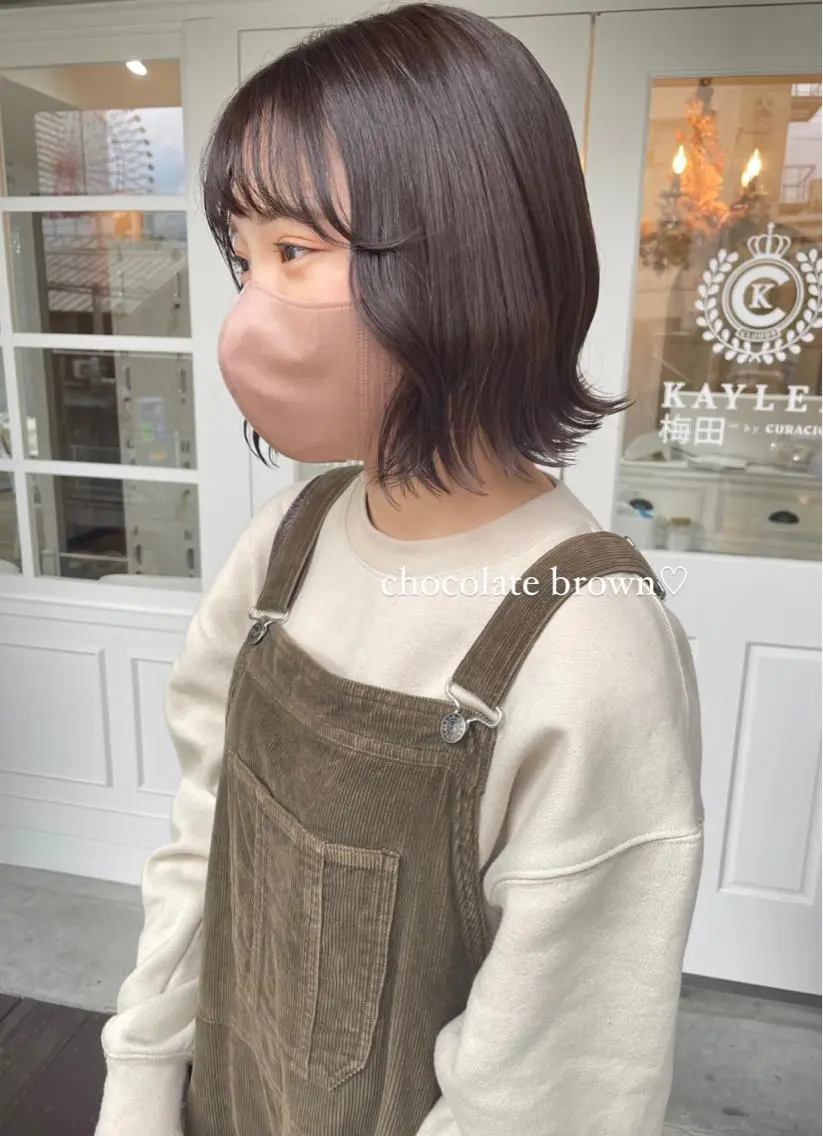 ミディアム Himawari♡ 柔らかいカラーのヘアスタイル