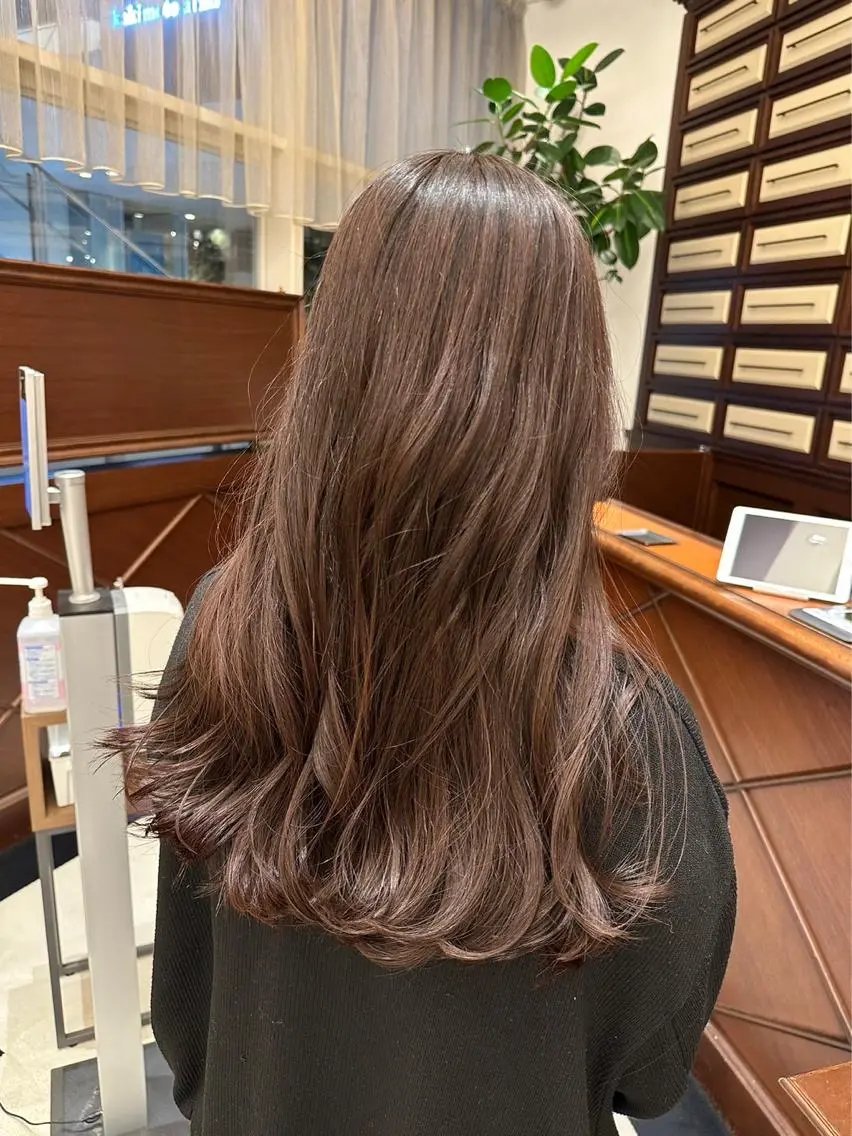 ロング 縮毛矯正/ 屋宜　輝のヘアスタイル