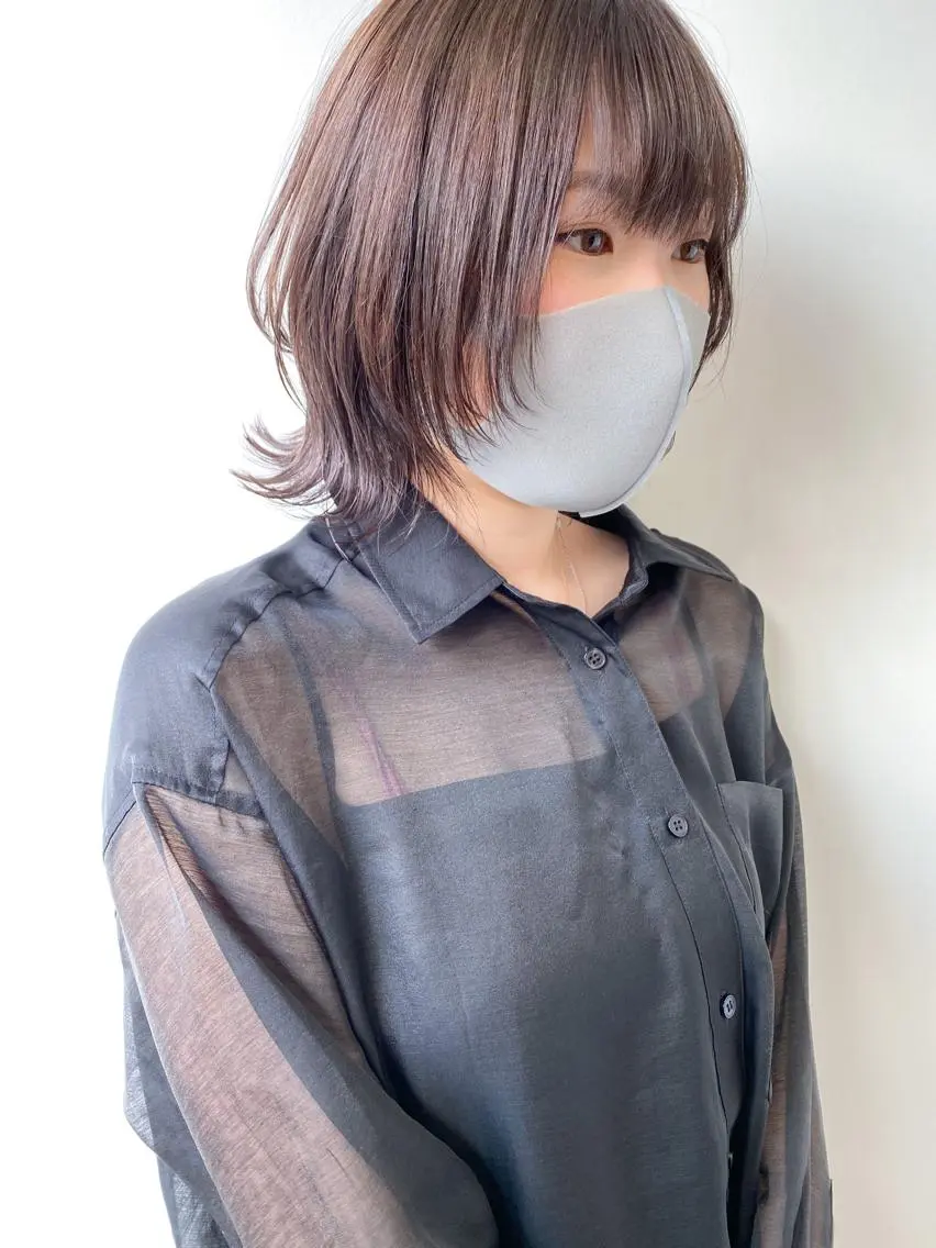 ショート 顔周りカット ウルフカット 武内 凌 TELAHAIRのヘアスタイル