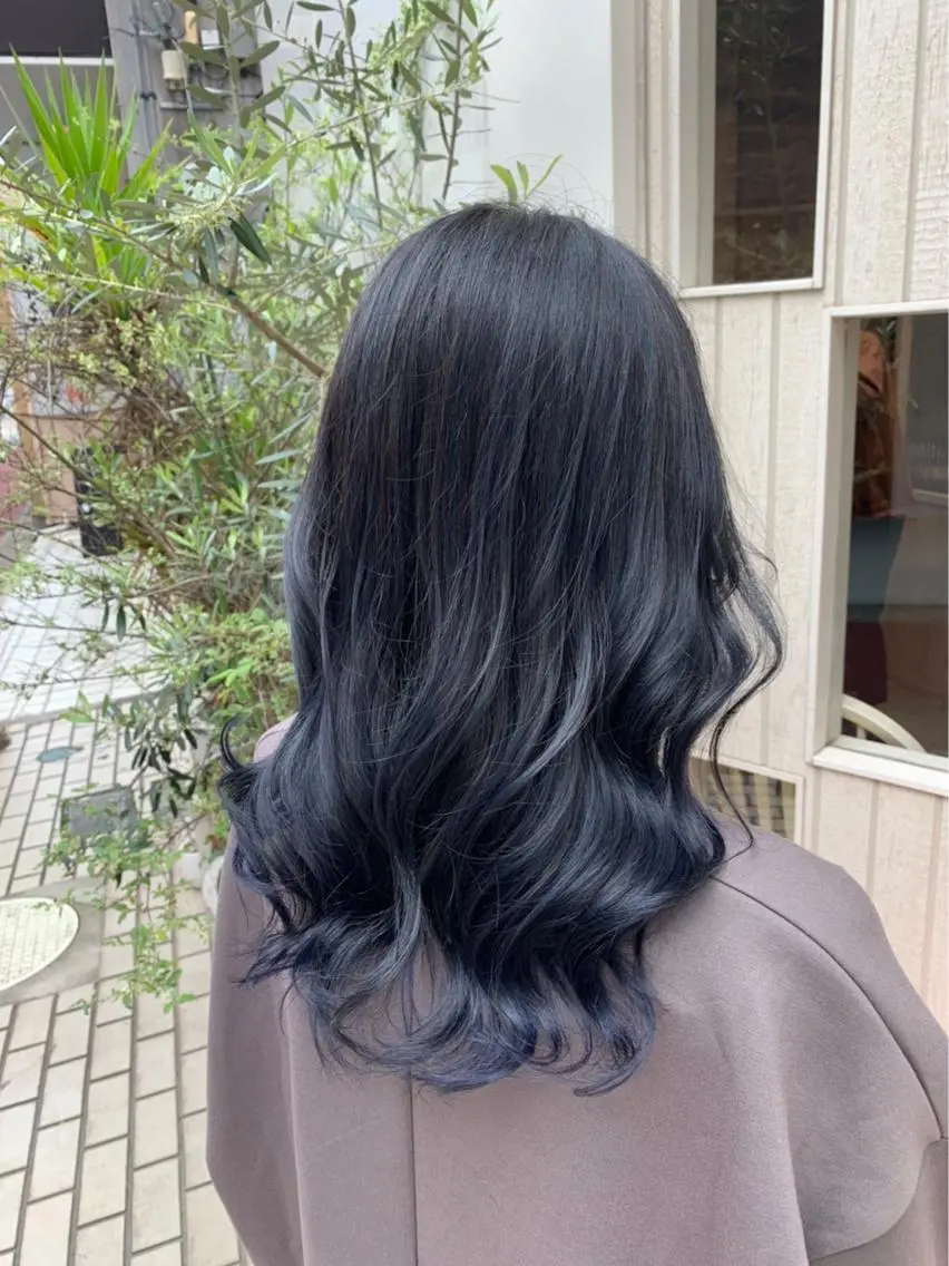 セミロング カラー 🫟Blanco🫟 Color&Careのヘアスタイル