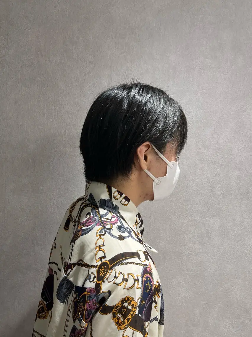 ショート メンズ 武井 弘希 ブリーチなしカラー✨のヘアスタイル