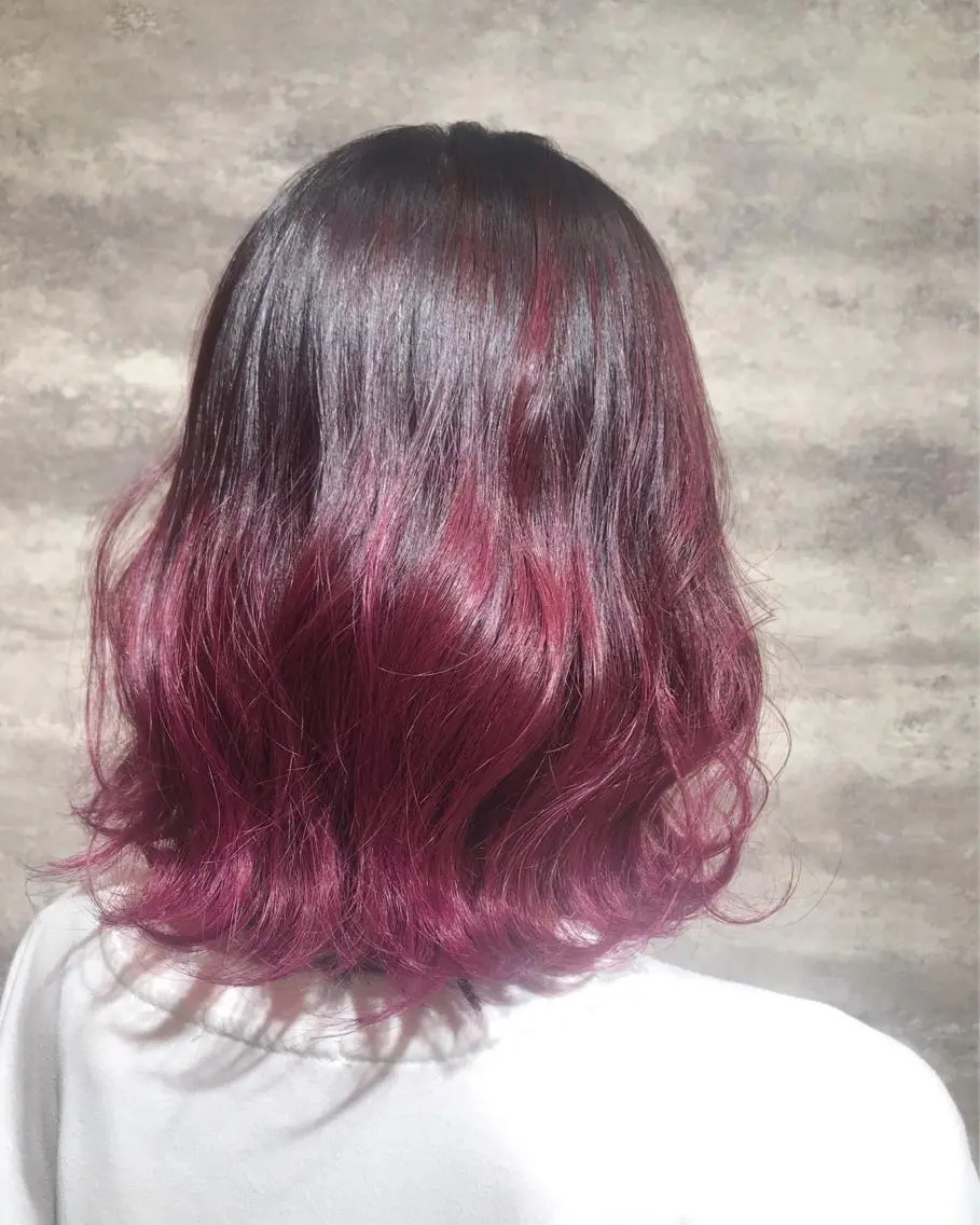 ミディアム カラー ピンクカラー 🫟Blanco🫟 Color&Careのヘアスタイル