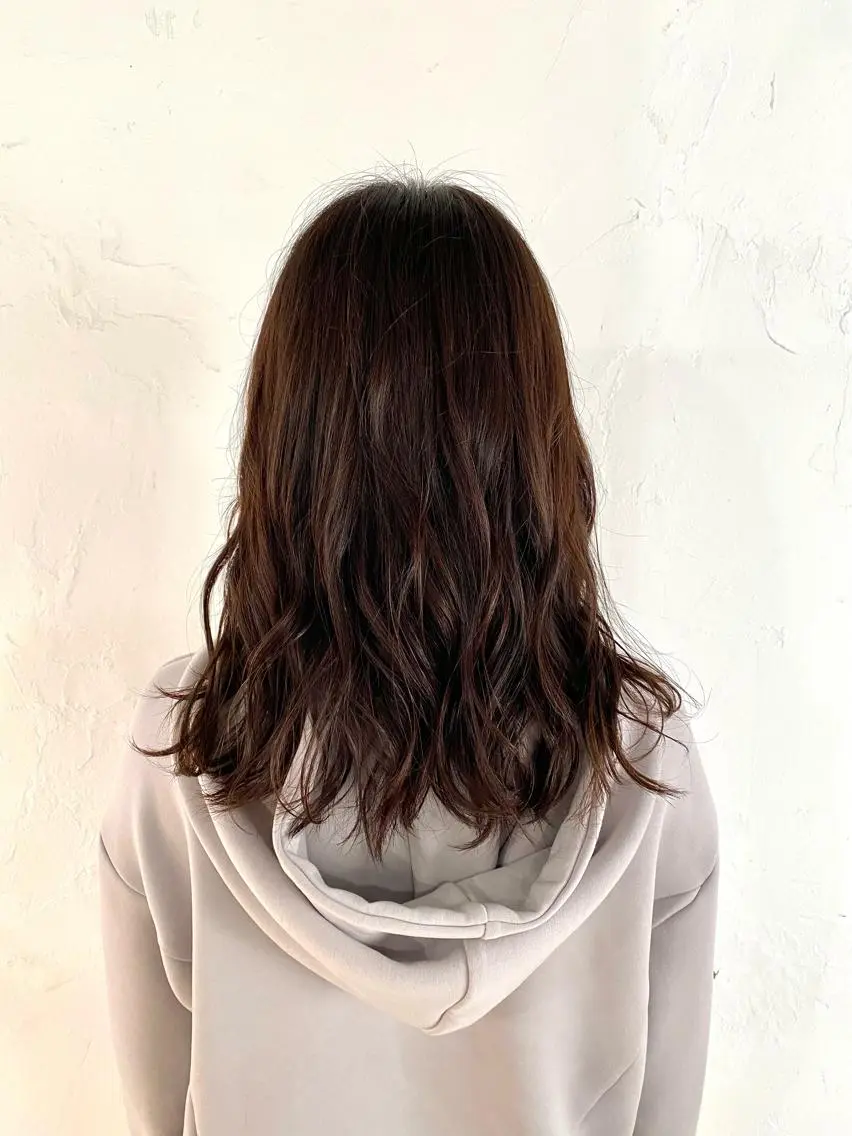 セミロング Aujuaソムリエ 🎨‎♡HARUのヘアスタイル