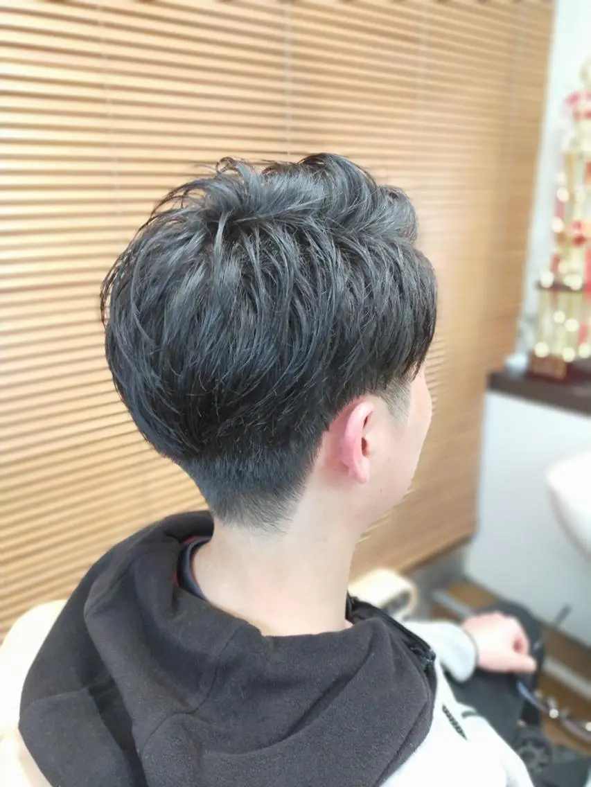 ショート 男を磨く Barber オオキのヘアスタイル