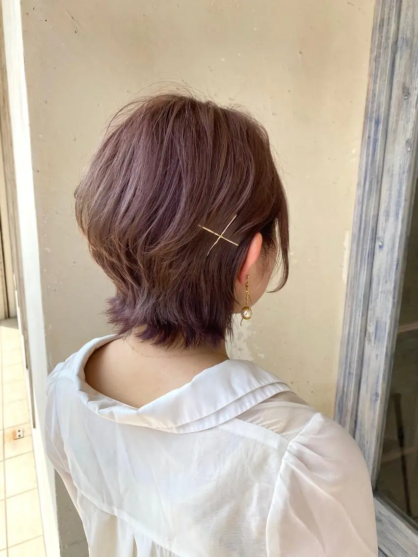 ショート くびれヘア ショートヘア 外ハネヘア 森 早希絵のヘアスタイル