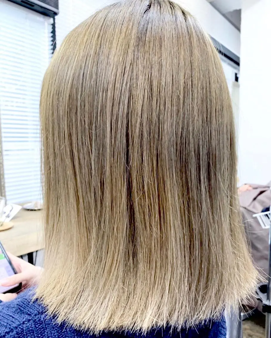 ショート カラー ベージュカラー ブロンド ブロンドベージュ ボブ topstylist fukudaのその他イメージ