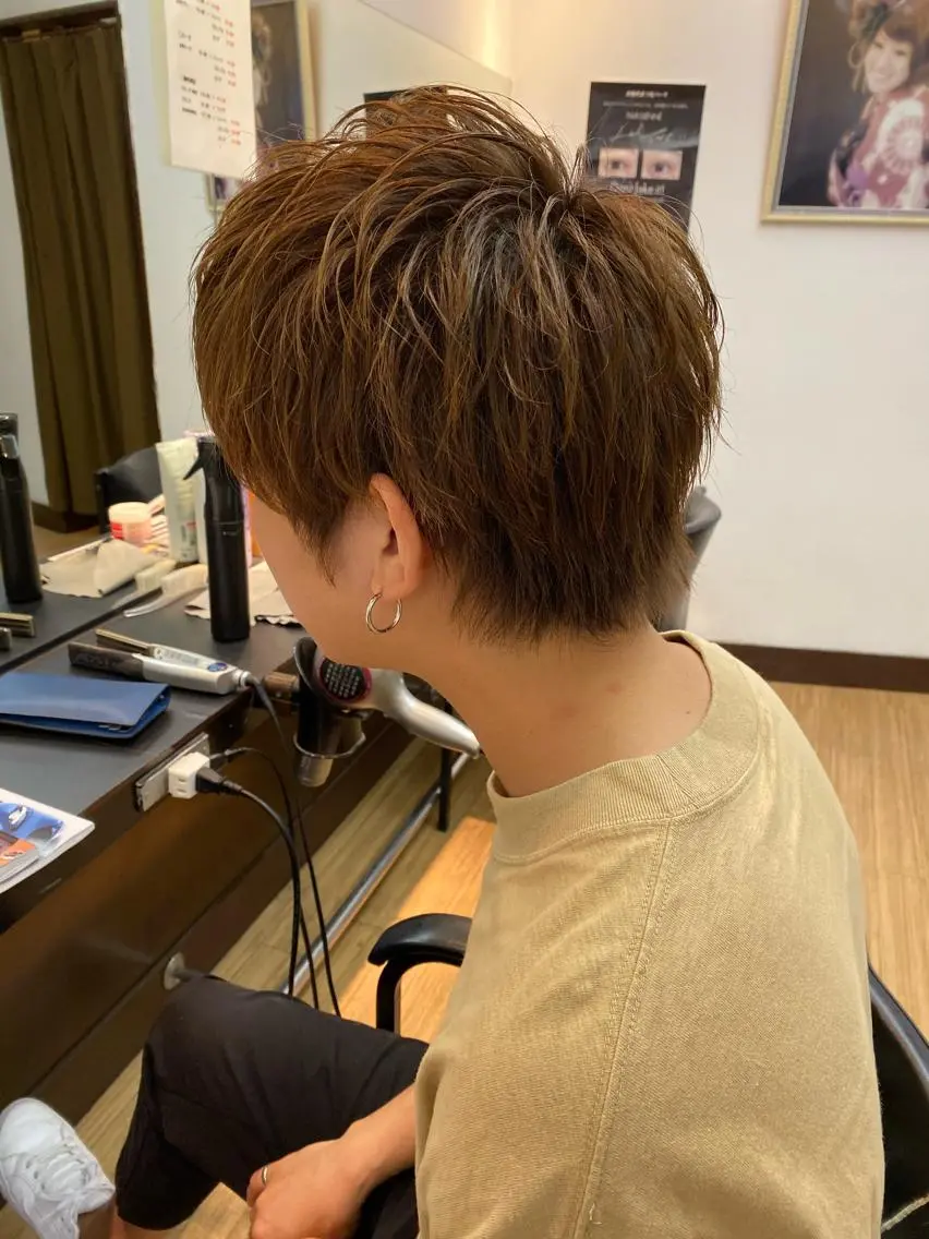 ミディアム カット トリートメント 藏本 剛史のヘアスタイル