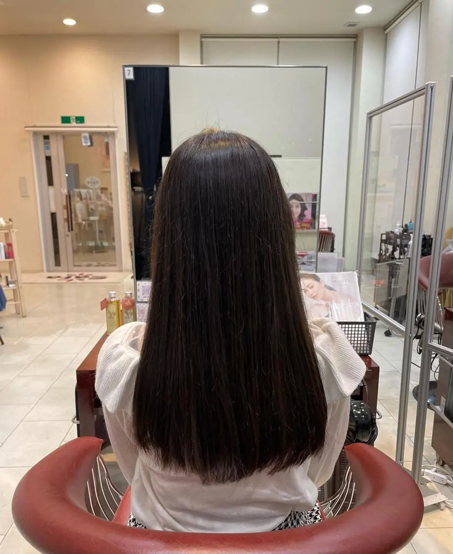 セミロング カラー パーマ メンズ キッズ アッシュ アッシュブラウン ブラウンカラー ケアカラー エクステ ルキ🌈ブリーチカラ ー&メンズパーマ🦄のヘアスタイル