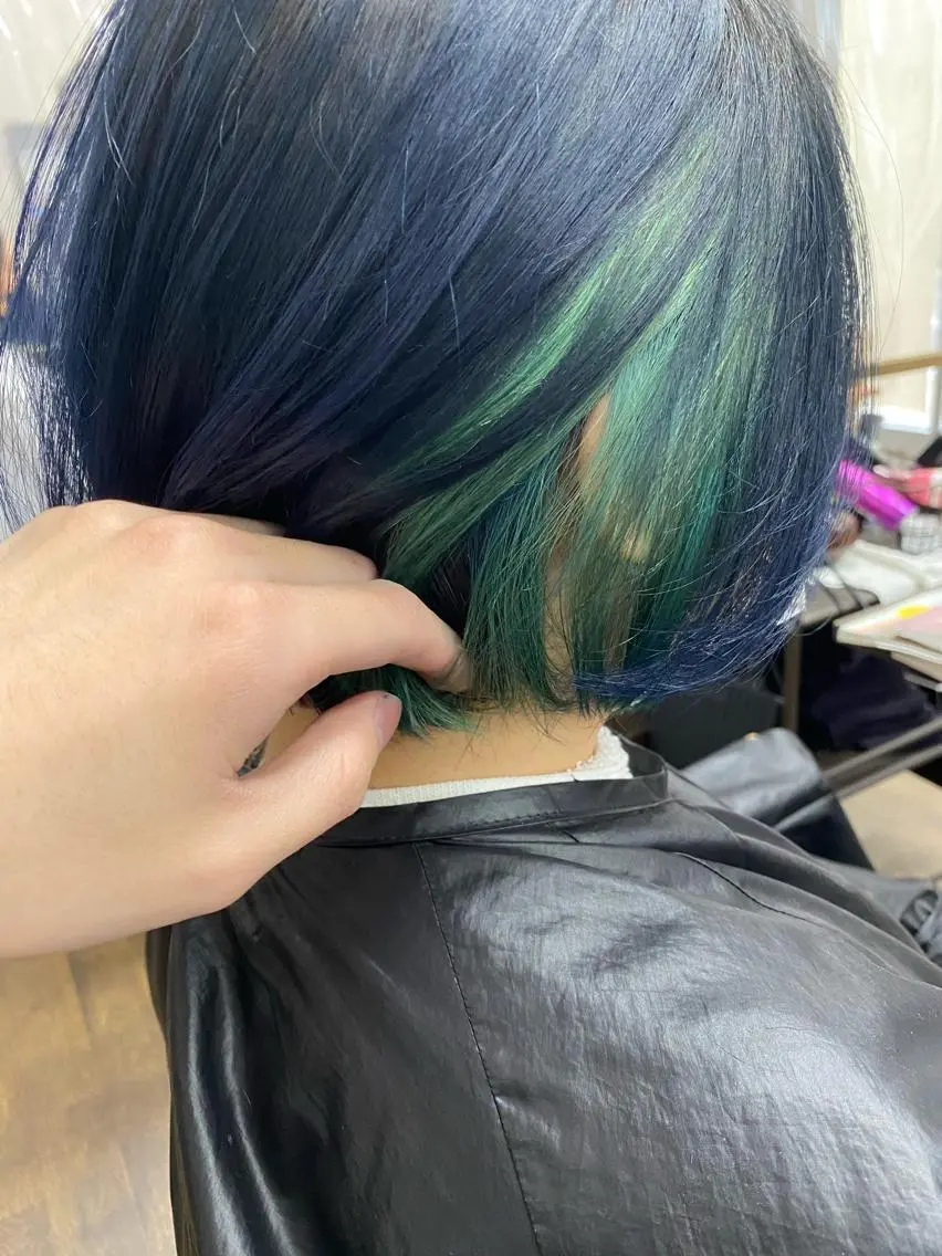 カラー 木元 瑛✂︎ボブのヘアスタイル