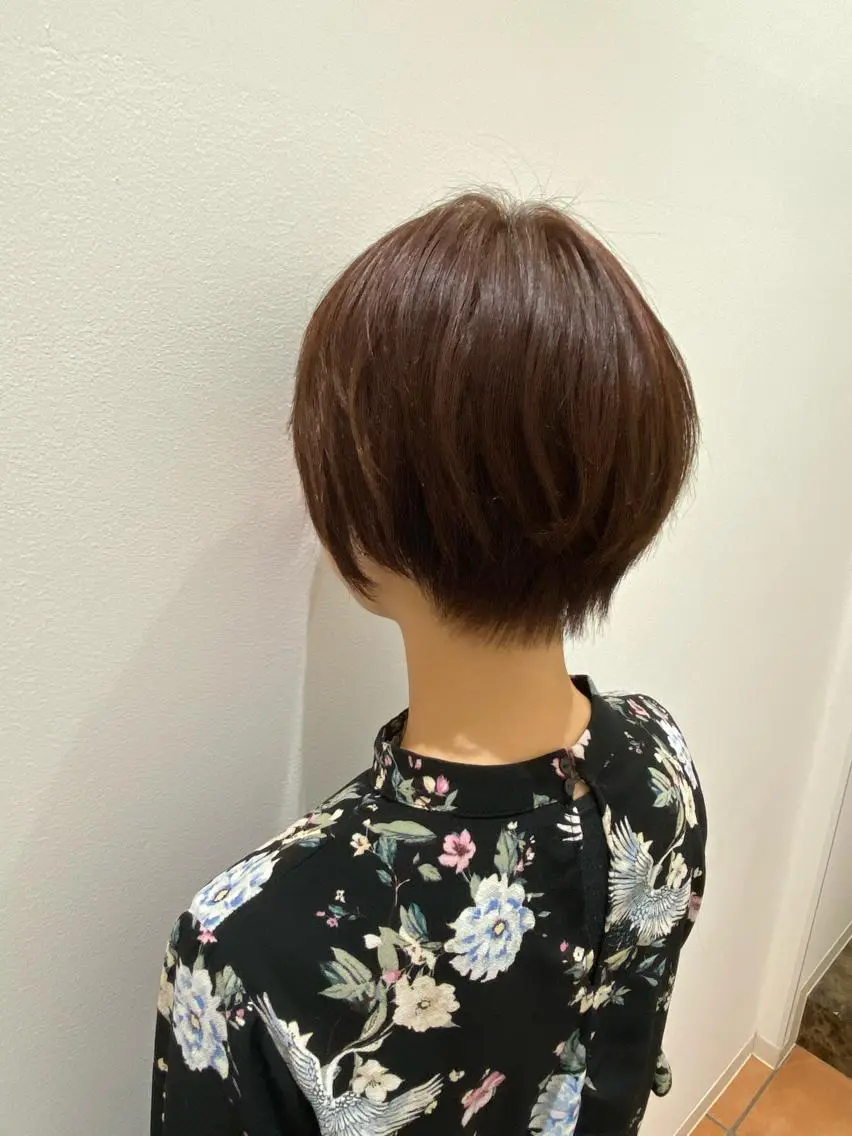 ショート カラー ピンクカラー バイオレットカラー Ash中目黒店 榊間茜のヘアスタイル