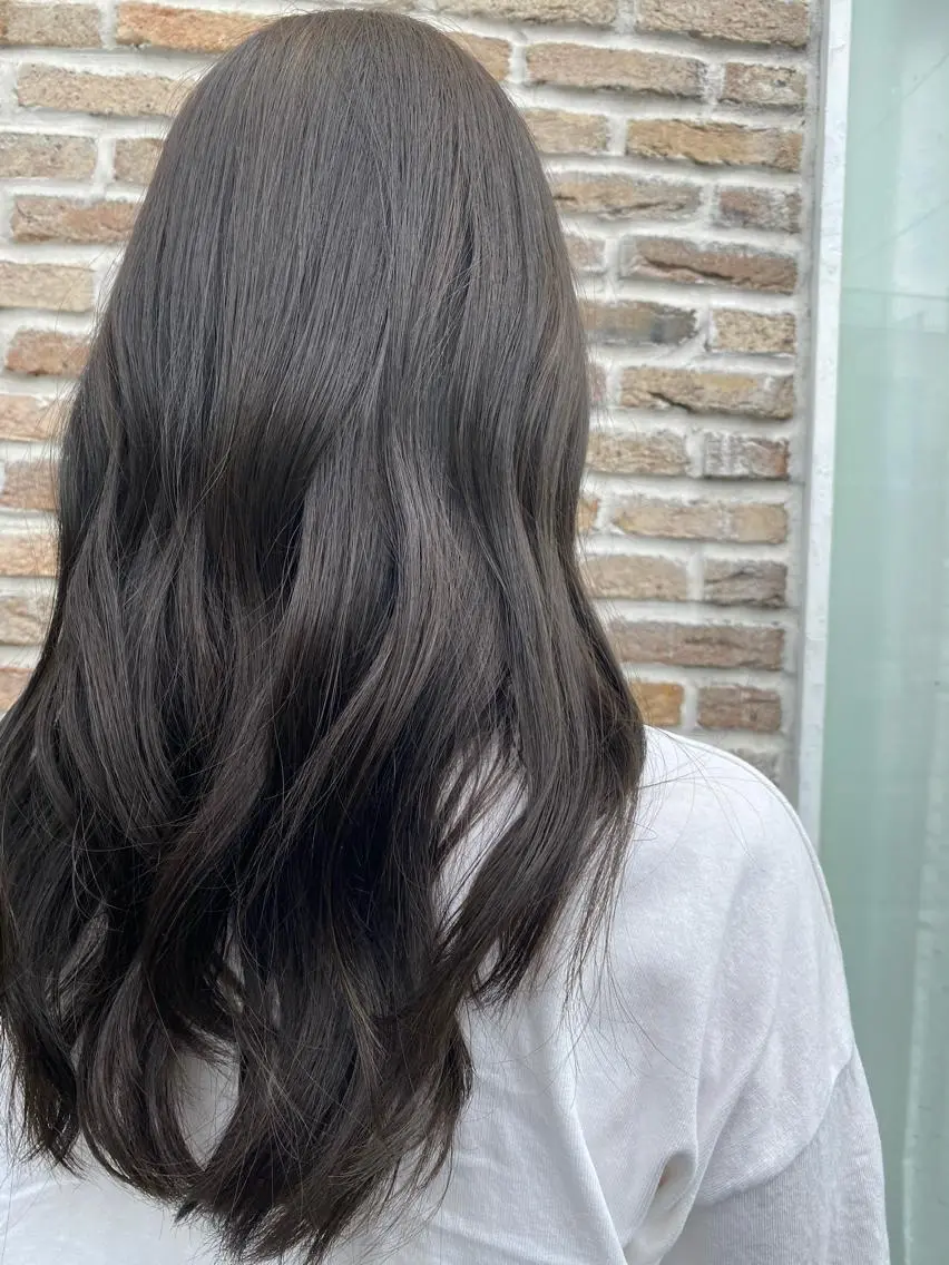 ロング カラー オレンジ ショート& パーマ　坂本のヘアスタイル