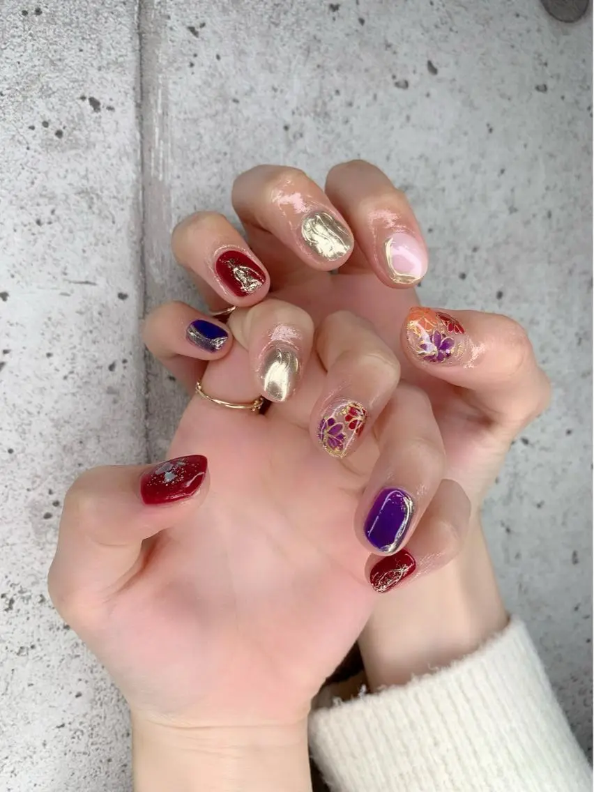 ネイル 卒業式 ハンドネイル Nail Salon　Ｋのネイルデザイン