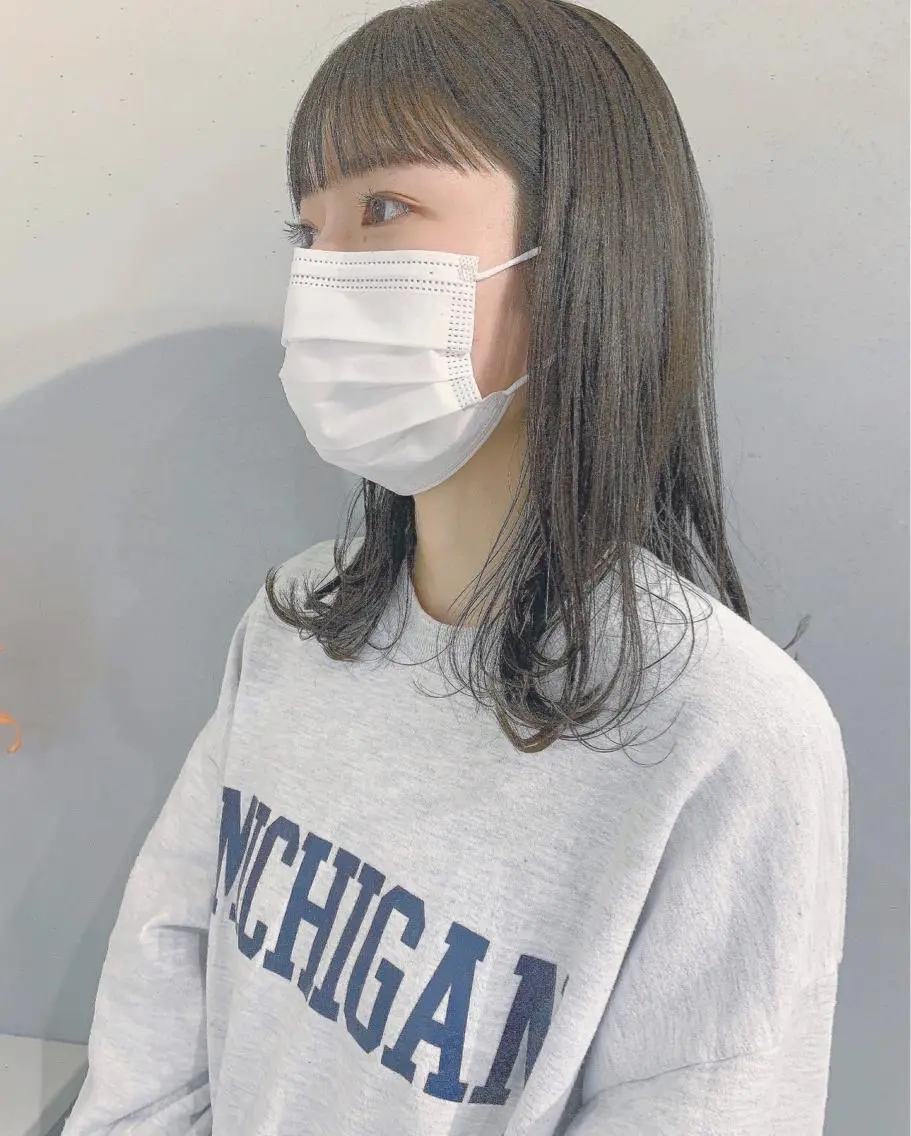 ロング カラー ボブパーマコテ巻き風 パーマNo1深江秀平のヘアスタイル