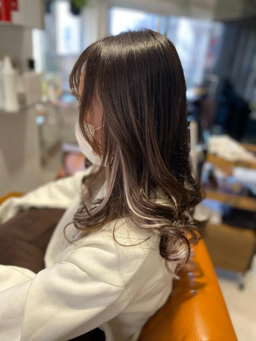 セミロング シールエクステ エクステ 代表 しみず としやのヘアスタイル