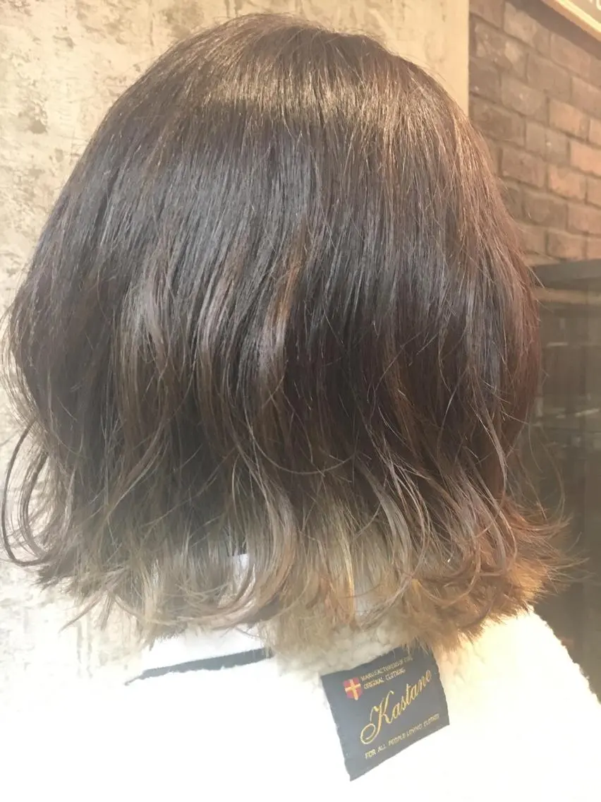 ショート 切りっぱなしボブ ボブ ZAZA ASAMIのヘアスタイル