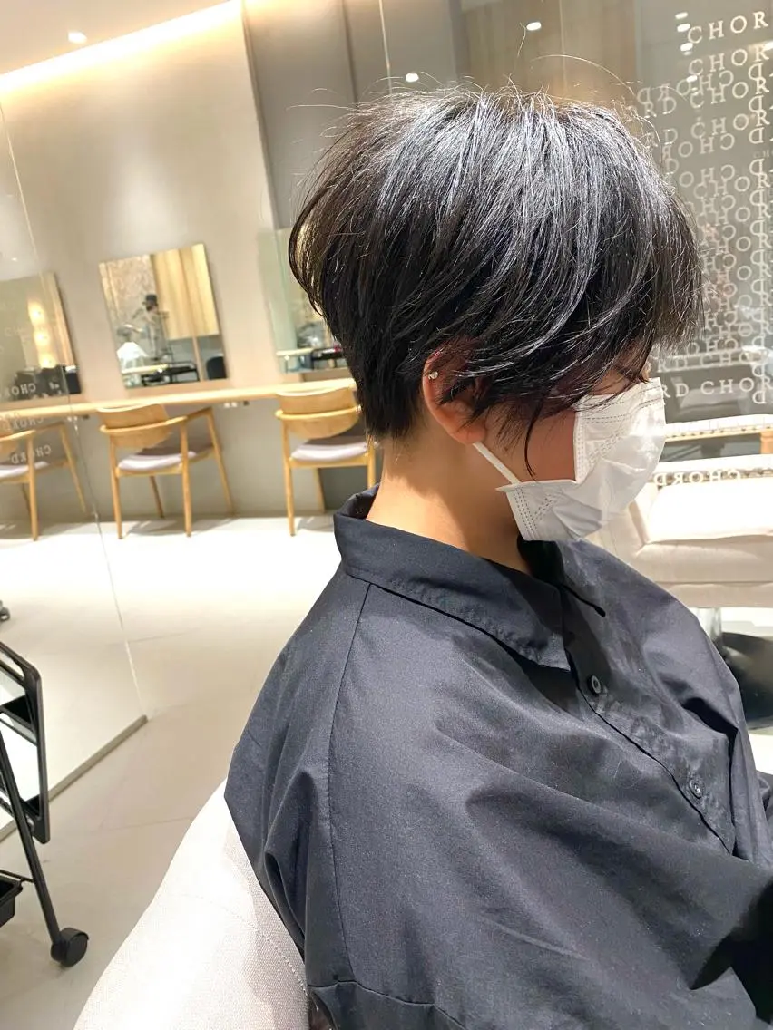 ショート カラー ショートヘア カット ヘアカラー トリートメント 谷合 貴志のヘアスタイル