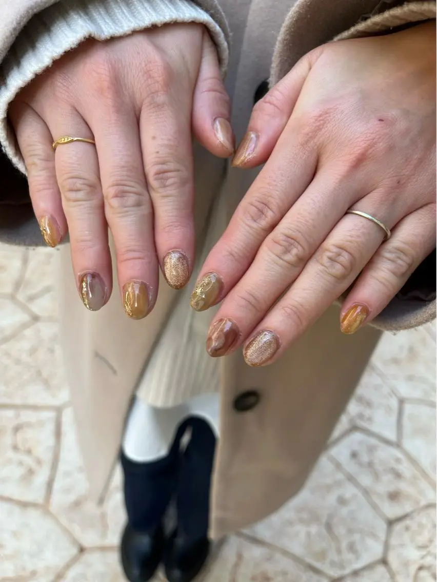 ネイル ニュアンスネイル ショートネイル felice nailのネイルデザイン