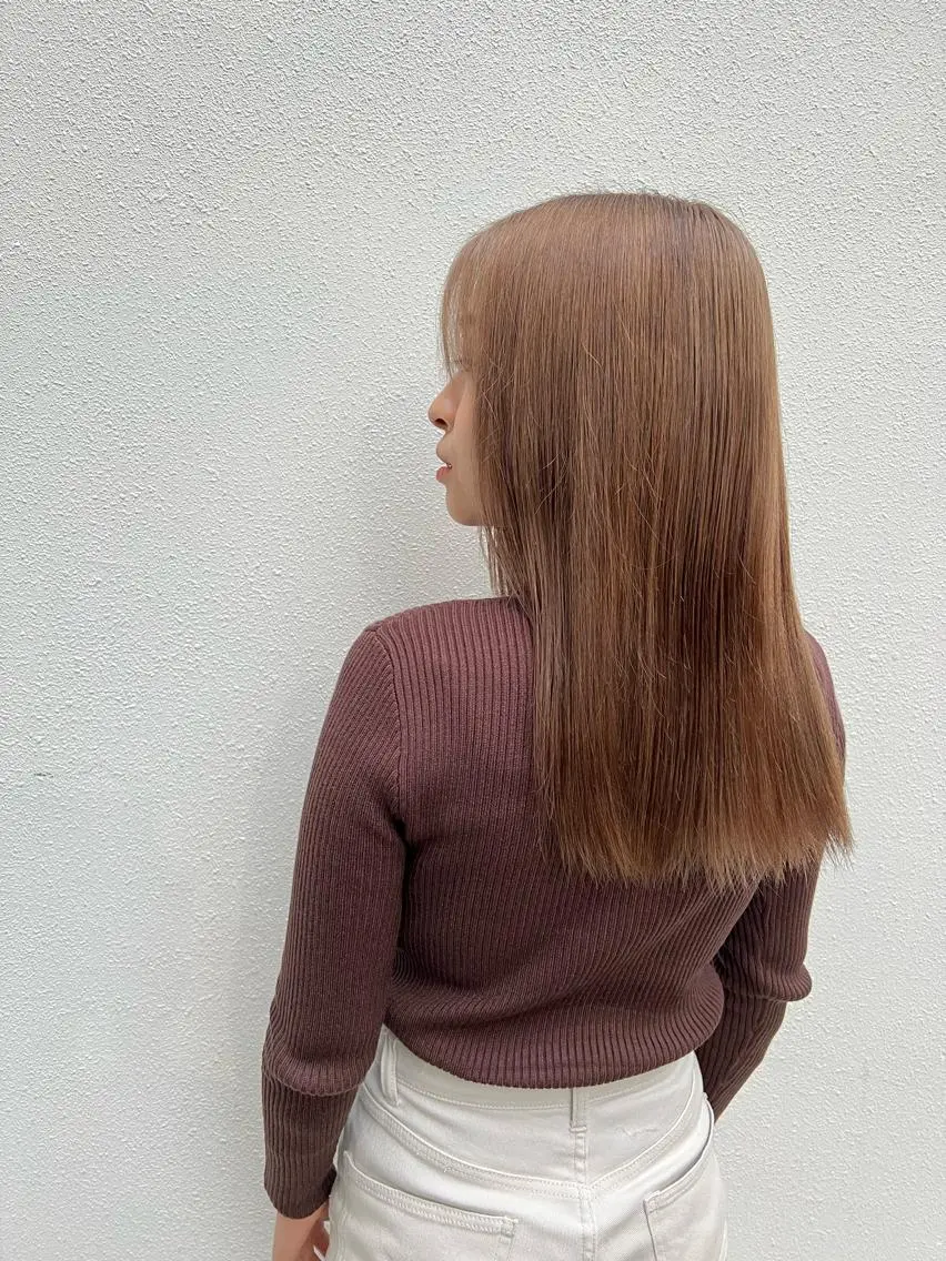 ロング カラー 「sumi」 AMIのヘアスタイル