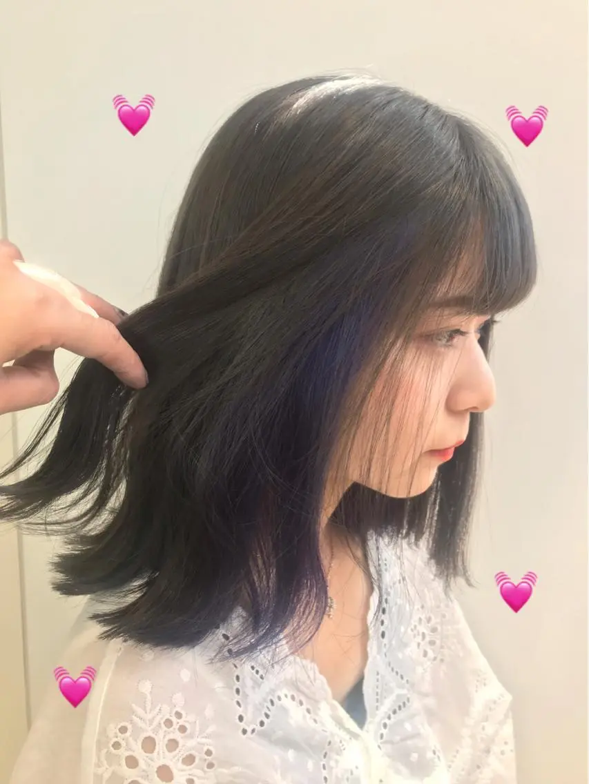 ミディアム カラー 新宿駅近♡個室 ♡関口三都季🌜のヘアスタイル