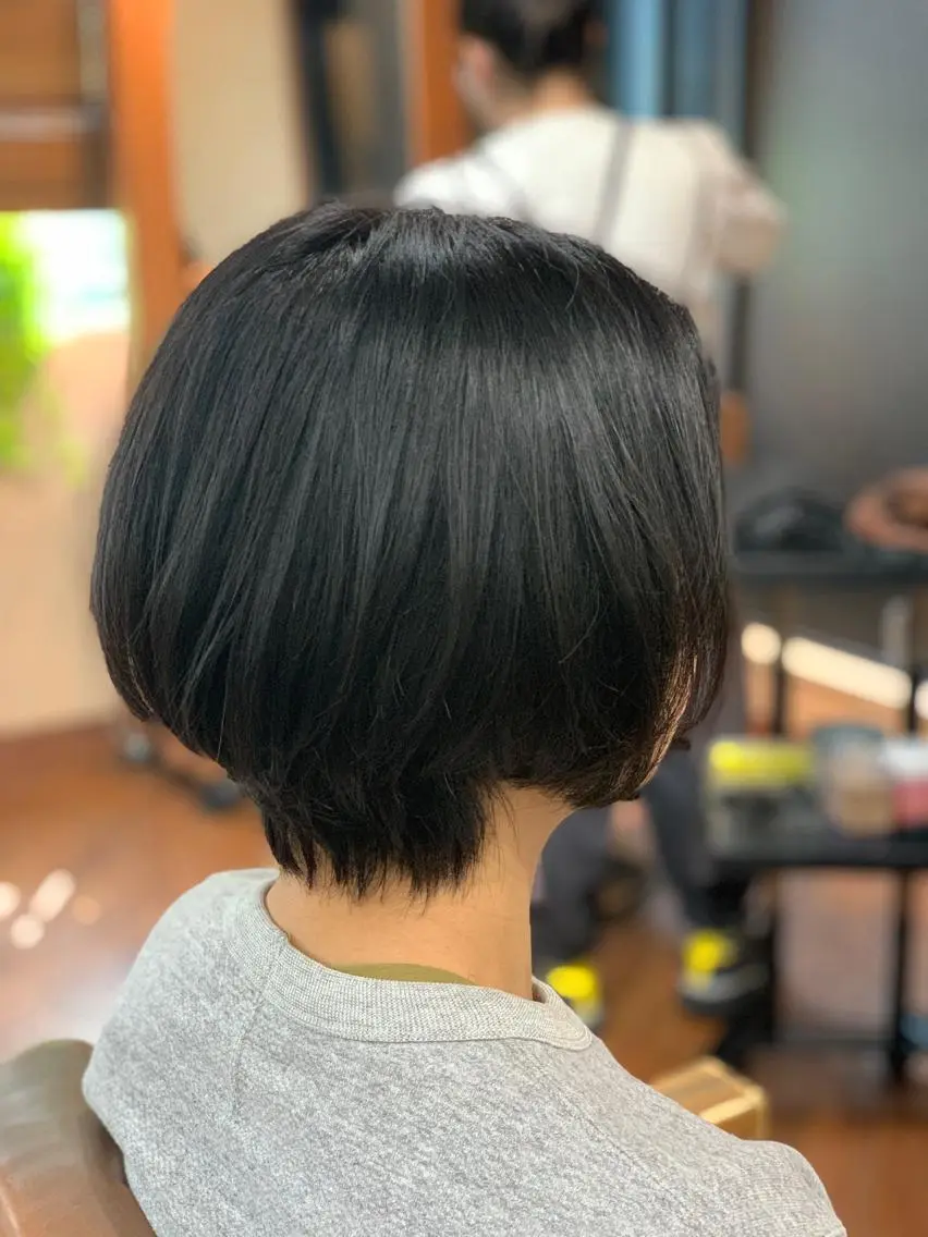 ショート カット 武田尚子🌸 自然に仕上がる矯正のヘアスタイル