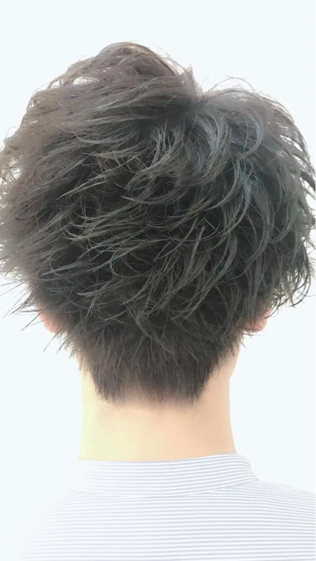 ショート カラー メンズ アディクシーカラー カット yukari 艶髪ヘアのヘアスタイル