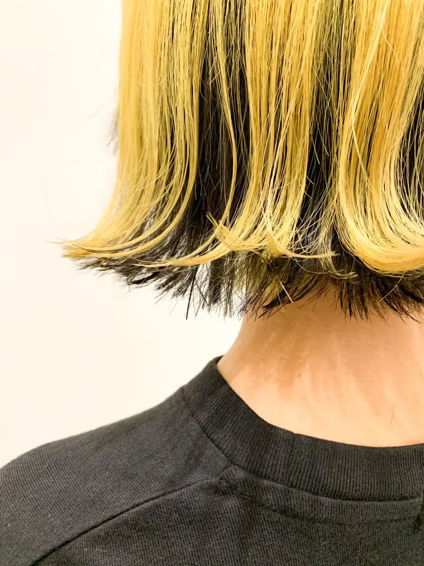 ミディアム 🍀ケアブリーチ カラー🍀坂井のヘアスタイル