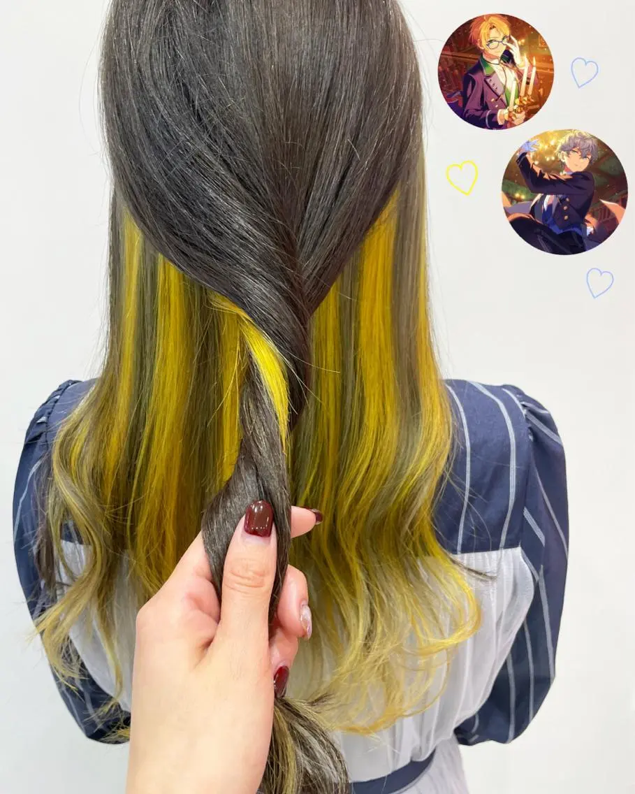 セミロング カラー 新宿駅近♡個室 ♡関口三都季🌜のヘアスタイル