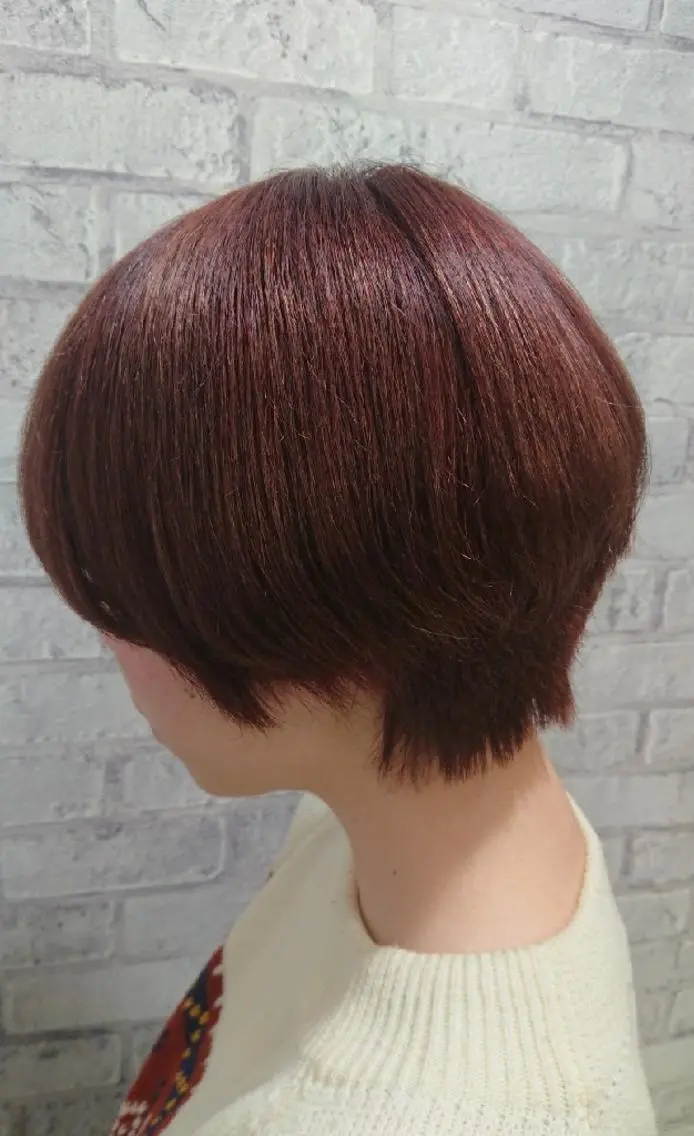 ショート カラー アッシュ ピンクカラー ピンクアッシュ ショートヘア ヘアカラー トリートメント 秋山 幸太のヘアスタイル