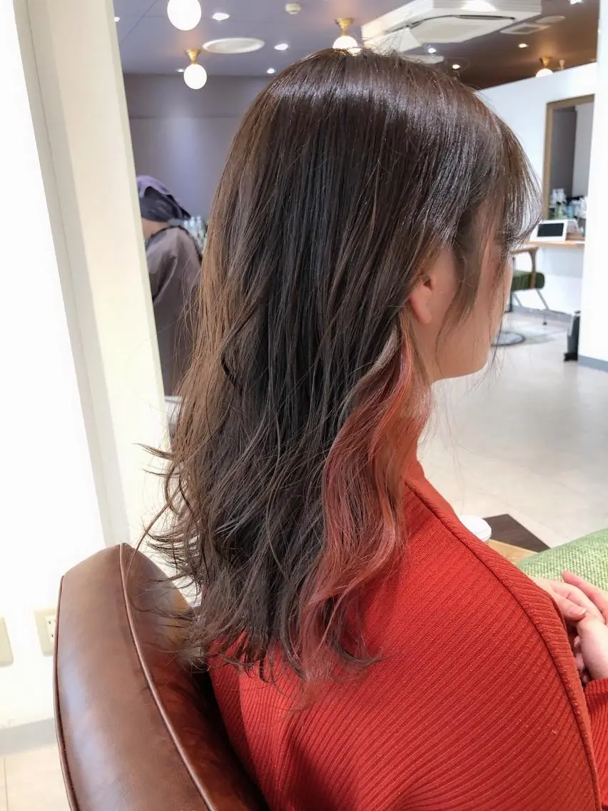 ロング カラー インナーカラー ヘアカラー トリートメント 過去一の柔髪ヘア 🌿einshairのヘアスタイル
