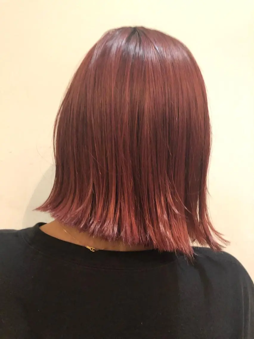 ミディアム カラー eri kinjoのヘアスタイル