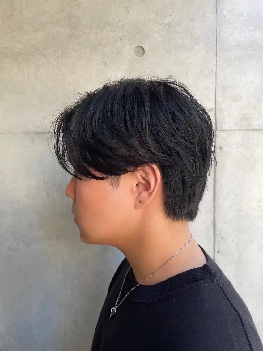 メンズ 縮毛矯正 阿部 大陽のヘアスタイル