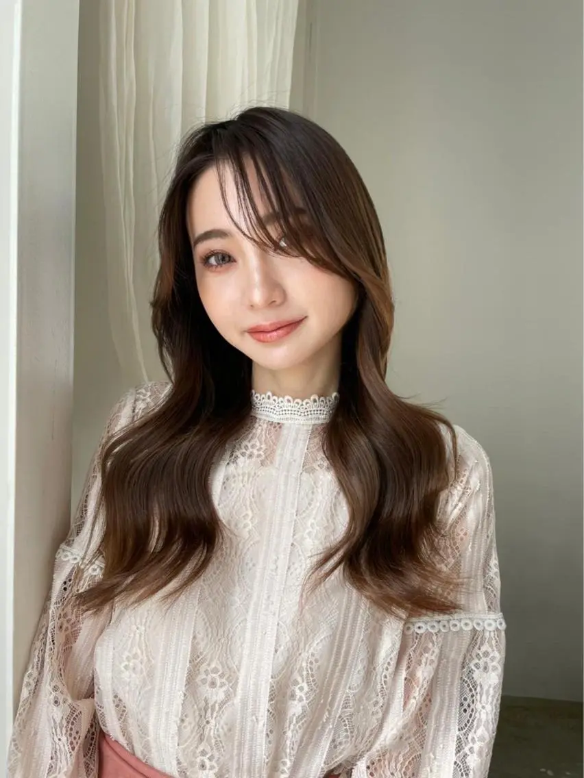 ロング 韓国ヘア🕊村上 ののこ🕊のヘアスタイル