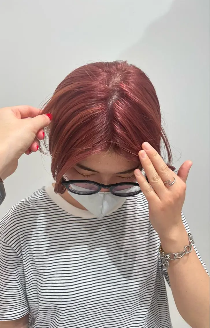 ショート カット ヘアカラー トリートメント minatsu 東京の技術を京都でのヘアスタイル