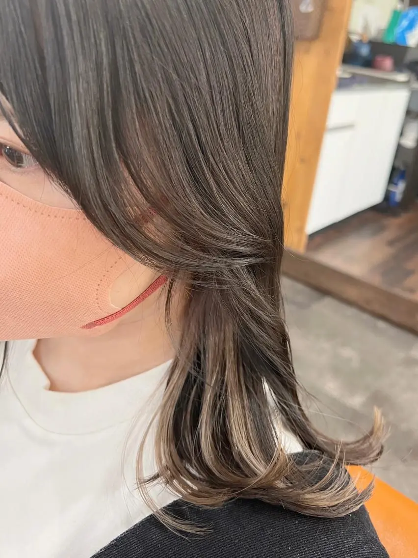 ミディアム カラー ヘアカラー トリートメント 上質髪🪐 AIRI🪷‧₊˚のヘアスタイル