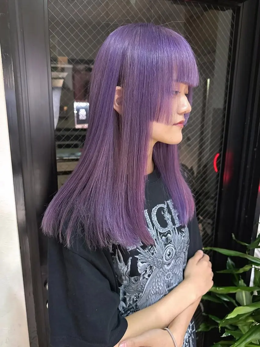 ミディアム カラー ♡ハッシュカット/ レイヤー/yucoのヘアスタイル