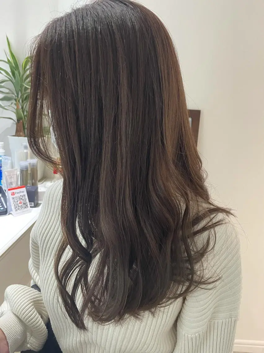 ロング カラー 大人ボブと似合 わせカラー/馬場 翼のヘアスタイル
