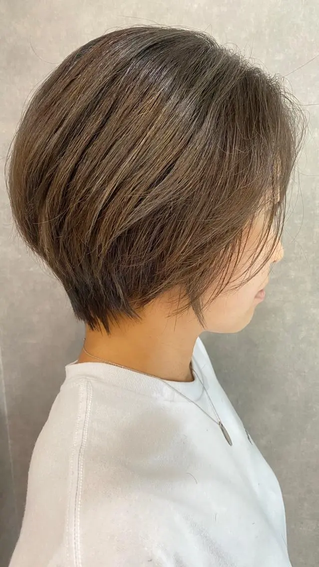 ショート カラー カット ヘアカラー トリートメント Bianca 代表 硲 貴亮【東武練馬】のヘアスタイル
