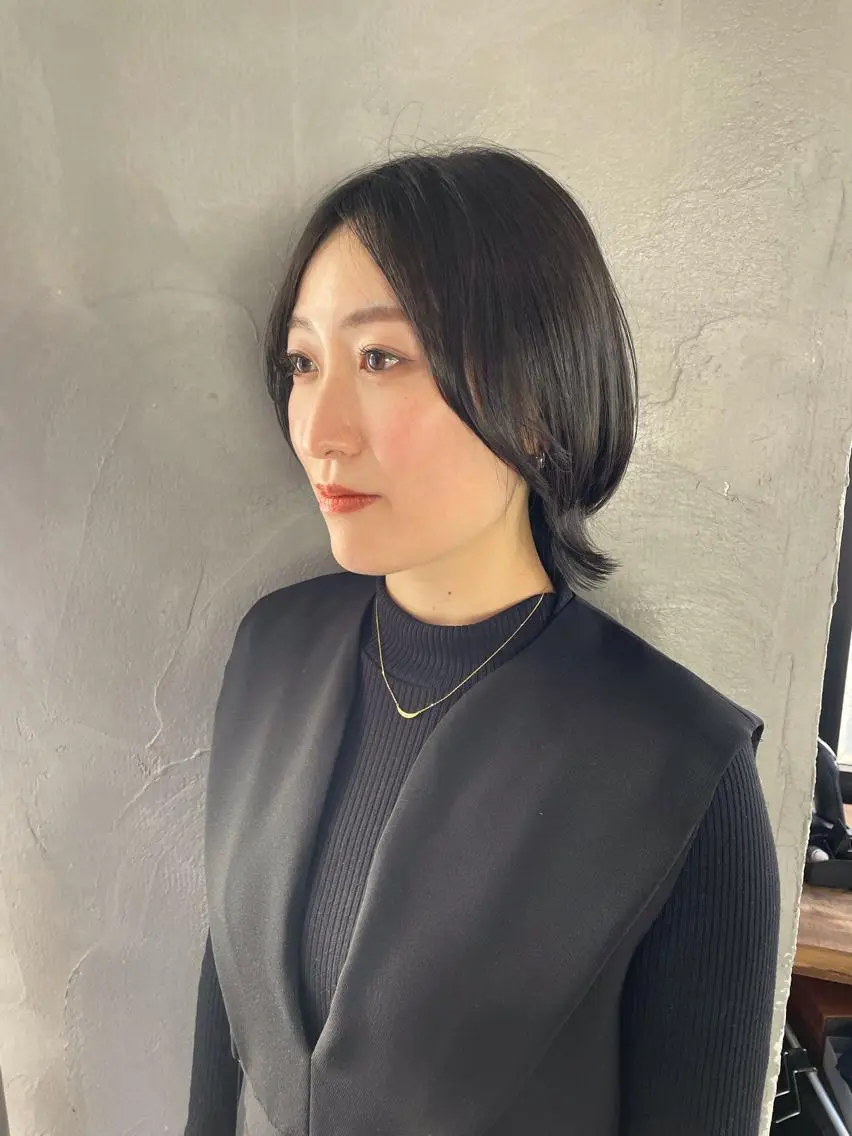 ショート ショートヘア ウルフカット ウルフ レイヤー パーマ🪐MANAのヘアスタイル