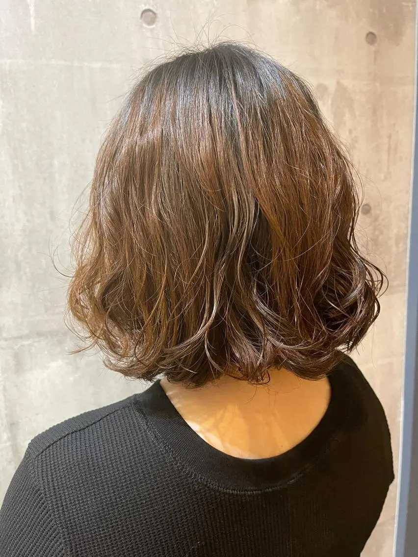 ショート パーマ art-Lago 宮司のヘアスタイル