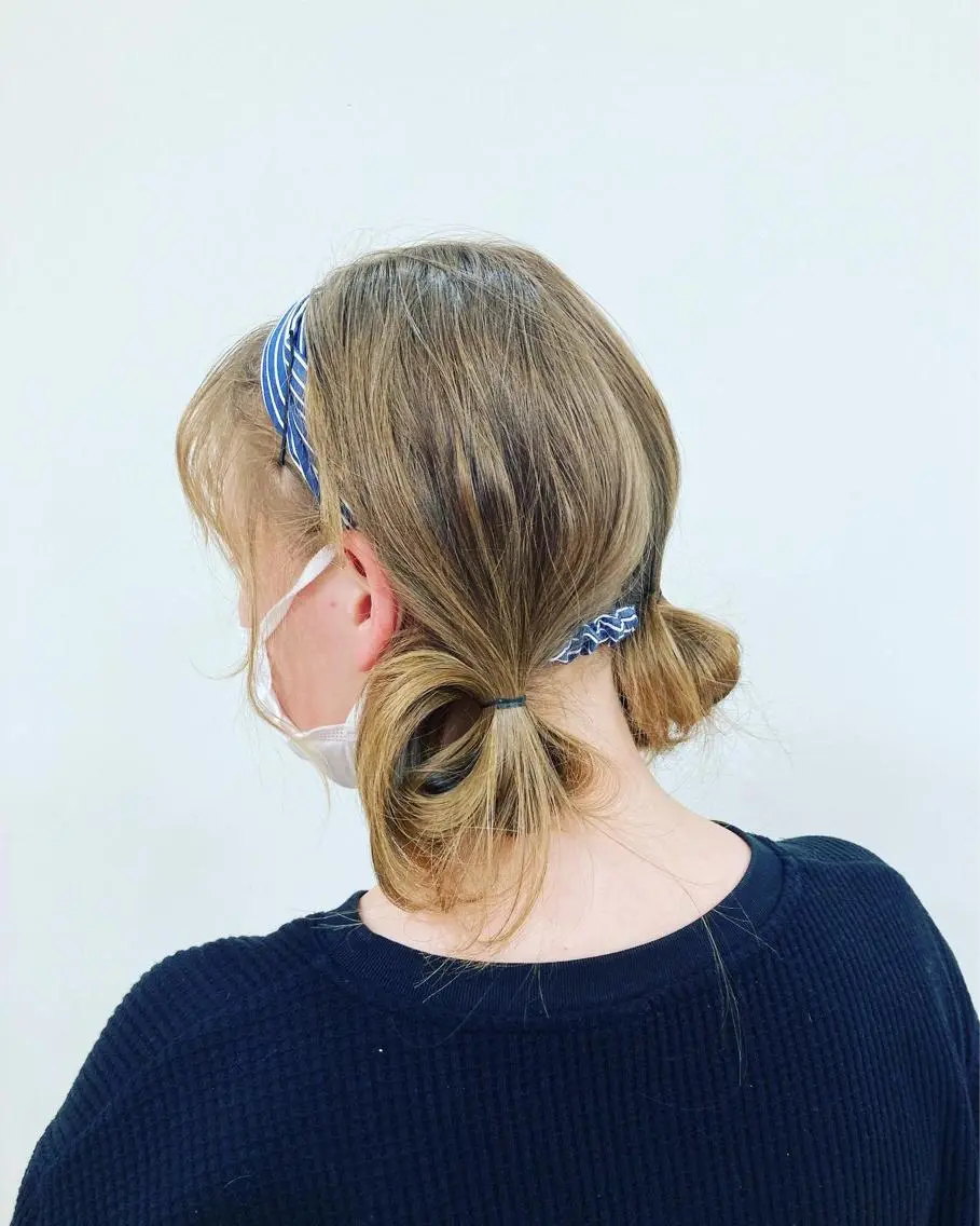 セミロング ヘアアレンジ ヘアセット 成沢 モニカのヘアスタイル