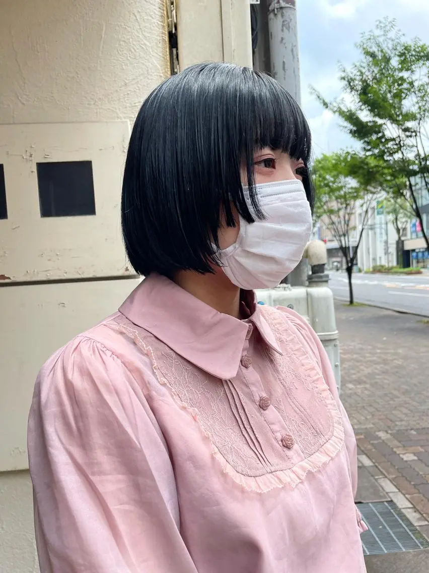 ミディアム カラー tomo🍒パーマ ハイトーン似合わせのヘアスタイル