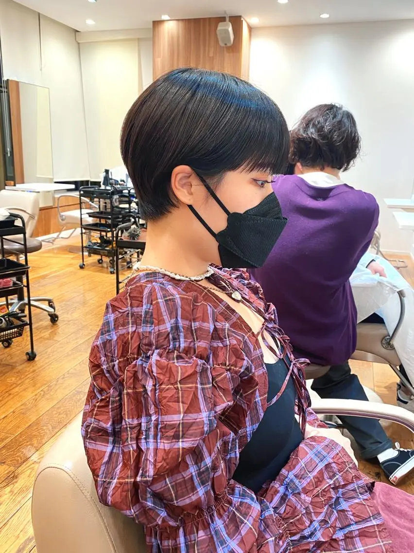 ショート カラー パーマ ショートヘア 🍃服部 雅哉🍃銀座◎のヘアスタイル