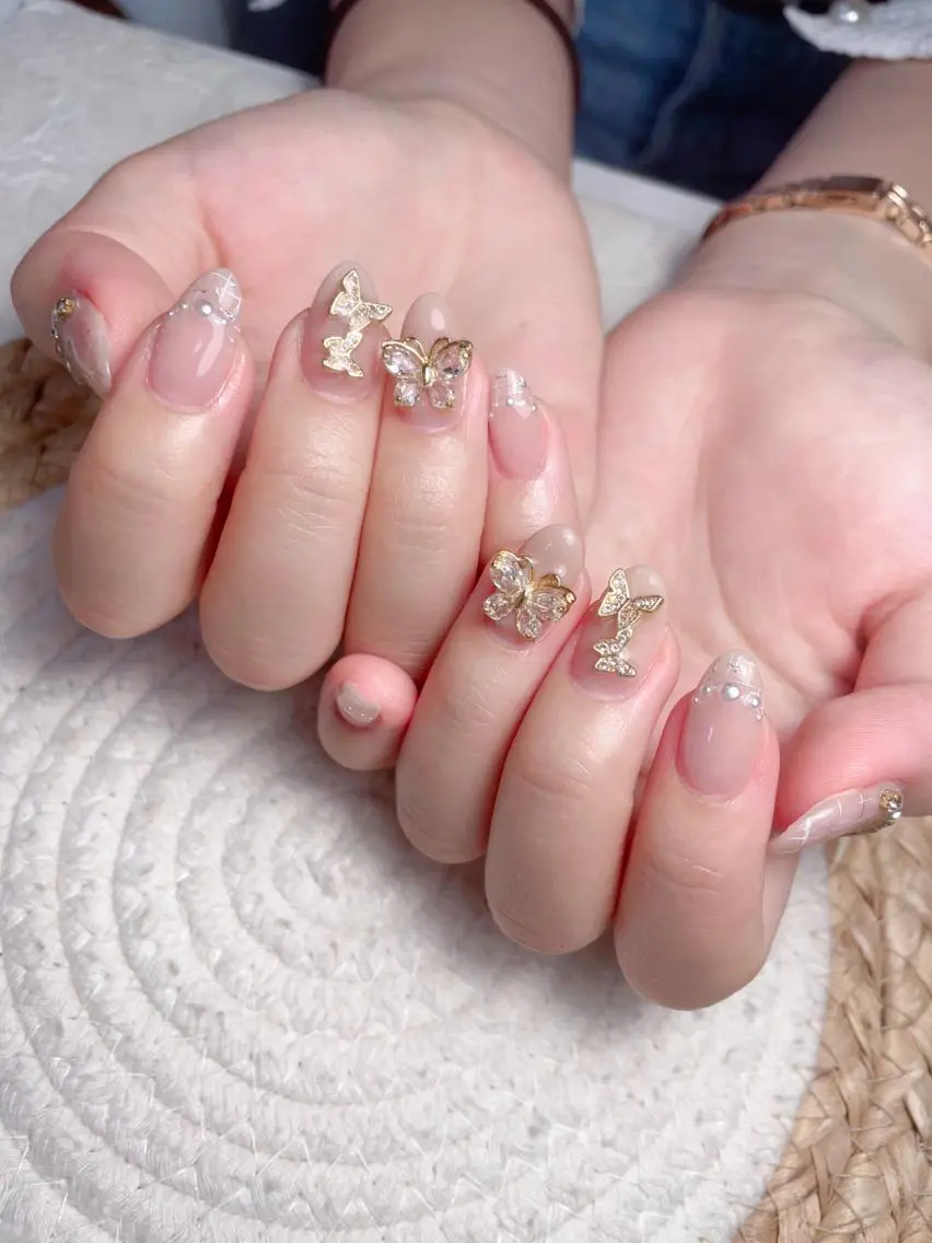 ネイル ハンドネイル M 🌷Nail 長さだし専門店のネイルデザイン
