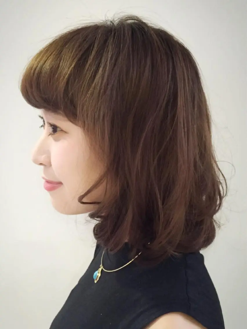 ショート カラー パーマ カット トリートメント 松川 智行のヘアスタイル