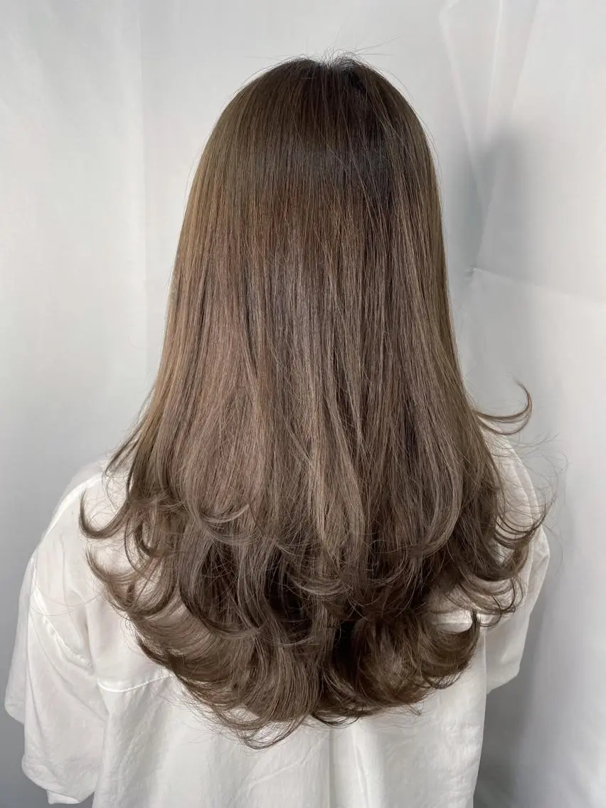 ロング カラー カット ヘアカラー Hatanaka Airiのヘアスタイル