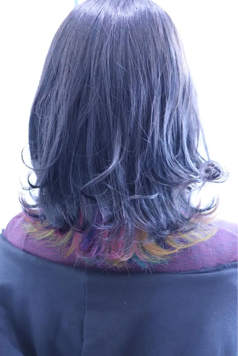 ミディアム カラー ブリーチ デザインカラー インナーカラー お悩み、似合わせ提案 将真のヘアスタイル